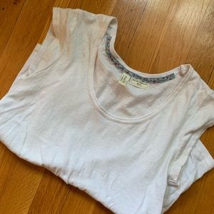 White anthropologie T-shirt